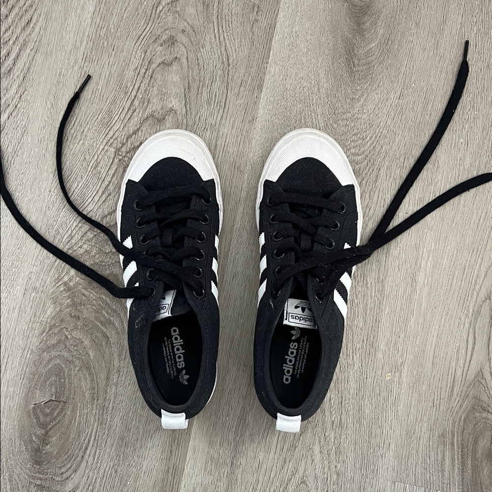 Adidas Classic Nizza Black and White Shoes